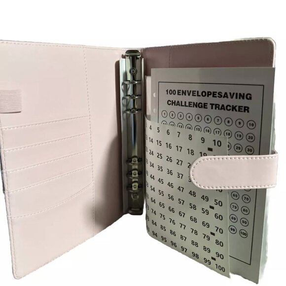 100 Envelope Savings Challenge Binder financial planner money saving tracker - Picture 2 of 4